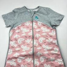 Load image into Gallery viewer, Girls Love to Dream, 1.0 Tog sleepsuit, wash fade, pilling &amp; light marks, FUC, size 2,  