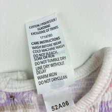 Load image into Gallery viewer, Girls Dymples, stretchy ruffle romper, EUC, size 0,  