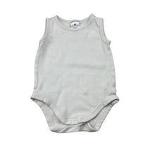 Load image into Gallery viewer, Unisex Target, white cotton singletsuit romper, GUC, size 00,  