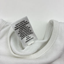 Load image into Gallery viewer, Unisex Target, white cotton singletsuit romper, GUC, size 00,  
