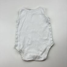 Load image into Gallery viewer, Unisex Target, white cotton singletsuit romper, GUC, size 00,  