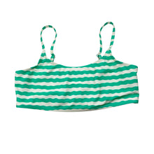 Load image into Gallery viewer, Girls Target, green &amp; white swim top, EUC, size 14,  