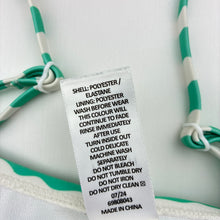 Load image into Gallery viewer, Girls Target, green &amp; white swim top, EUC, size 14,  