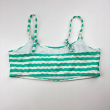 Load image into Gallery viewer, Girls Target, green &amp; white swim top, EUC, size 14,  