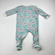 Load image into Gallery viewer, Unisex Disney, Dumbo stretchy zip coverall / romper, GUC, size 000,  