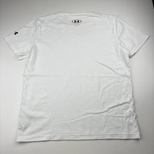 Load image into Gallery viewer, Unisex Under Armour, sports / activewear top, discolouration on sleeves, FUC, size 12-14,  