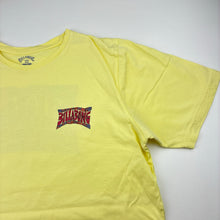 Load image into Gallery viewer, Boys BILLABONG, yellow cotton tee / top, EUC, size 16,  