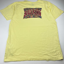 Load image into Gallery viewer, Boys BILLABONG, yellow cotton tee / top, EUC, size 16,  
