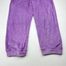 Load image into Gallery viewer, Girls Uniqlo, purple fleece pyjama pants / bottoms, EUC, size 6,  