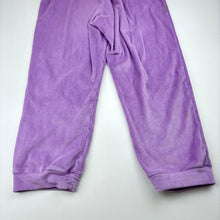 Load image into Gallery viewer, Girls Uniqlo, purple fleece pyjama pants / bottoms, EUC, size 6,  
