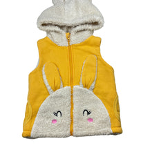 Load image into Gallery viewer, Girls JELLYBABY, fleece hooded vest / jacket, light marks front right chest, FUC, size 2,  