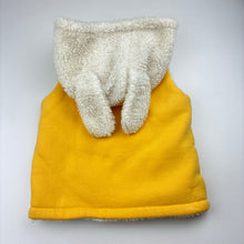Load image into Gallery viewer, Girls JELLYBABY, fleece hooded vest / jacket, light marks front right chest, FUC, size 2,  