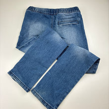 Load image into Gallery viewer, Boys Cotton On, distressed stretch denim jeans, elasticated, Inside leg: 59cm, FUC, size 8,  