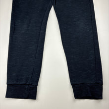 Load image into Gallery viewer, Unisex Target, navy marle fleece lined track pants, Inside leg: 64cm, FUC, size 14,  