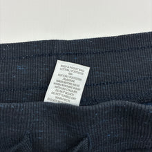 Load image into Gallery viewer, Unisex Target, navy marle fleece lined track pants, Inside leg: 64cm, FUC, size 14,  