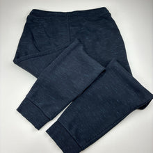 Load image into Gallery viewer, Unisex Target, navy marle fleece lined track pants, Inside leg: 64cm, FUC, size 14,  