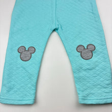 Load image into Gallery viewer, Unisex Disney, Mickey Mouse quilted leggings / bottoms, elasticated, EUC, size 1-2,  