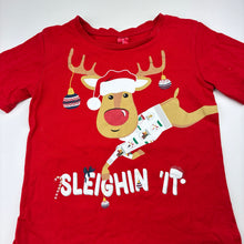 Load image into Gallery viewer, Unisex REAL Dream, cotton Christmas pyjama top, FUC, size 5-6,  