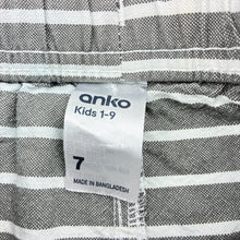 Load image into Gallery viewer, Boys Anko, lightweight cotton shorts, elasticated, FUC, size 7,  