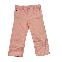 Load image into Gallery viewer, Girls bout'chou, denim pants, adjustable, Inside leg: 26.5cm, mark back left leg, FUC, size 12 months,  