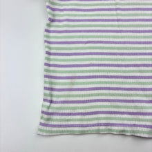 Load image into Gallery viewer, Girls KID, striped stretchy tee / top, FUC, size 8,  