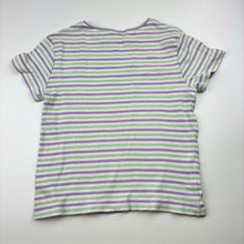 Load image into Gallery viewer, Girls KID, striped stretchy tee / top, FUC, size 8,  