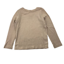 Load image into Gallery viewer, Unisex KID, organic cotton blend long sleeve top, marks back right sleeve, FUC, size 3,  