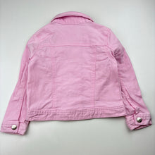 Load image into Gallery viewer, Girls Anko, soft feel stretch cotton jacket, poppers, FUC, size 3,  