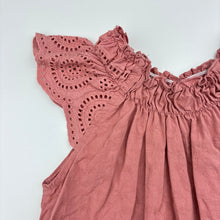 Load image into Gallery viewer, Girls Like Too, broderie trim top, GUC, size 5,  