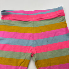 Load image into Gallery viewer, Girls Mango, colourful stretchy bike shorts, small mark, FUC, size 3,  
