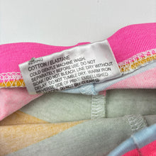 Load image into Gallery viewer, Girls Mango, colourful stretchy bike shorts, small mark, FUC, size 3,  
