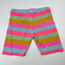 Load image into Gallery viewer, Girls Mango, colourful stretchy bike shorts, small mark, FUC, size 3,  