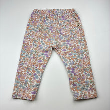 Load image into Gallery viewer, Girls Uniqlo, PAUL &amp; JOE cropped floral leggings, Inside leg: 24.5cm, GUC, size 4,  