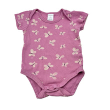 Load image into Gallery viewer, Girls Baby Berry, cotton bodysuit / romper, butterflies, FUC, size 0,  