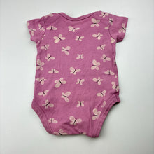 Load image into Gallery viewer, Girls Baby Berry, cotton bodysuit / romper, butterflies, FUC, size 0,  