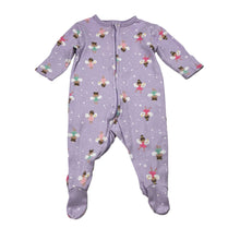Load image into Gallery viewer, Girls Dymples, soft organic cotton zip coverall / romper, GUC, size 000,  