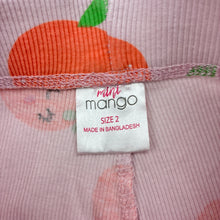 Load image into Gallery viewer, Girls Mango, ribbed stretchy bike short2, FUC, size 2,  