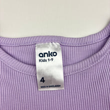 Load image into Gallery viewer, Girls Anko, ribbed stretchy casual dress, EUC, size 4, L: 54cm