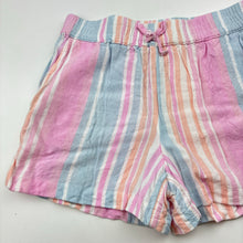 Load image into Gallery viewer, Girls Anko, viscose / linen shorts, elasticated, FUC, size 6,  
