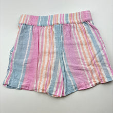 Load image into Gallery viewer, Girls Anko, viscose / linen shorts, elasticated, FUC, size 6,  