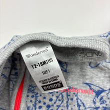 Load image into Gallery viewer, Unisex Bonds, ribbed zip wondersuit / zippy / romper, GUC, size 1,  