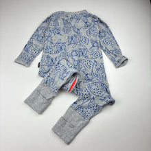 Load image into Gallery viewer, Unisex Bonds, ribbed zip wondersuit / zippy / romper, GUC, size 1,  