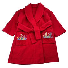 Load image into Gallery viewer, Girls handmade, embroidered jacket / coat, no size, L: 54cm, armpit to armpit: 30cm, armpit to cuff: 24cm, EUC, size 4-5,  