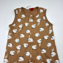 Load image into Gallery viewer, Unisex Baby Berry, cotton sleeping bag, sheep, GUC, size 3,  