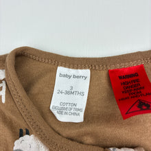 Load image into Gallery viewer, Unisex Baby Berry, cotton sleeping bag, sheep, GUC, size 3,  