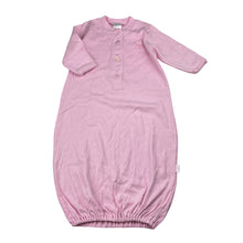 Load image into Gallery viewer, Girls pink, embroidered cotton sleepsack, EUC, size 000,  