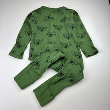 Load image into Gallery viewer, Unisex Bonds, zip wondersuit / zippy / romper, koalas, EUC, size 2,  