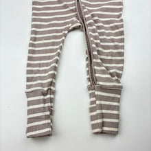 Load image into Gallery viewer, Unisex Bonds, ribbed zip wondersuit / zippy / romper, GUC, size 1,  
