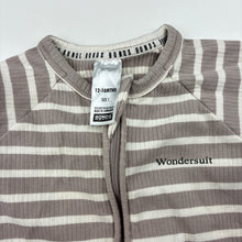 Load image into Gallery viewer, Unisex Bonds, ribbed zip wondersuit / zippy / romper, GUC, size 1,  
