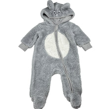 Load image into Gallery viewer, Unisex Disney, fleece zip coverall / romper, EUC, size 000,  